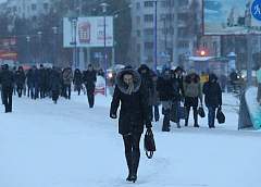 Сильный мокрый снег ожидается в Беларуси 14 января