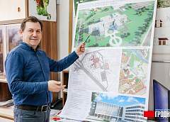  Три сигнала, три цвета. У кольцевой развязки ТРЦ «Тринити» будет строиться больница высокого уровня   