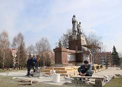 Воинские захоронения обустраивают в Гродно к 80-летию Победы в Великой Отечественной войне
