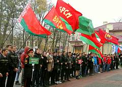 «Академия мужества». Республиканская спартакиада участников молодежных отрядов охраны правопорядка  открылась в Гродно