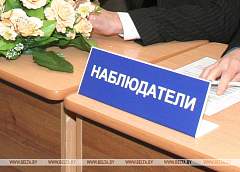 ЦИК: на парламентских выборах в Беларуси аккредитованы 1029 международных наблюдателей