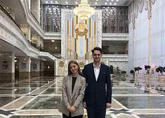 «Побывав здесь, чувствуешь гордость за свою страну». Педагог и учащаяся Гродненского музколледжа поделились впечатлениями от посещения Дворца Независимости