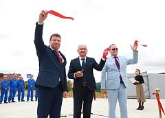 Памятный знак в честь закладки жилого комплекса «Погораны» установили в Гродно. Как будет выглядеть новый квартал таунхаусов?