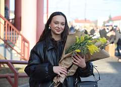 Весна и праздник женщин в Гродно