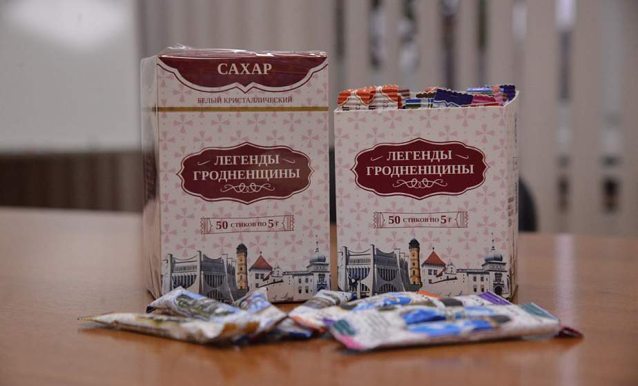 Скидельский сахарный комбинат выпустил сахар с изображением достопримечательностей на упаковке