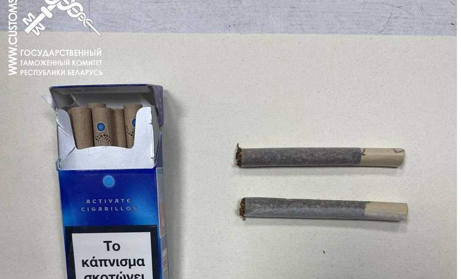 Гражданин Беларуси пытался ввезти из Литвы две самодельные сигареты с марихуаной