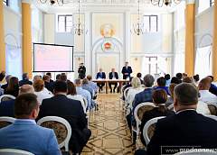 Меры поддержки предприятий и бизнеса в условиях санкционных вызовов обсудили на собрании членов Гродненского отделения БелТПП