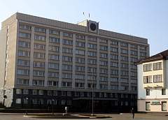 Учения в здании облисполкома: силовые структуры отработали ситуацию «лжеминирования» 