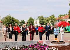 Молодежь Гродненщины почтила память героев Великой Отечественной войны 