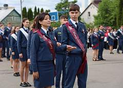 Последний звонок прозвучал в средней школе №13 имени В.Т. Цабо города Гродно
