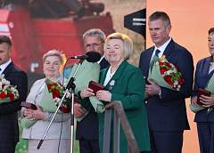 Профессия стала призванием. Имя ветерана труда СПК имени И.П. Сенько Евдокии Досевич вписано в Книгу славы Гродненской области