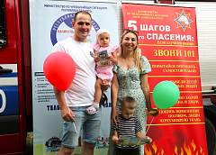 Территория безопасности и ретро-танцы. Какие интерактивные площадки развернулись в парке Жилибера в День Независимости
