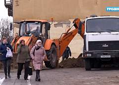 В Гродно ремонтируют улицы Мицкевича и Ожешко