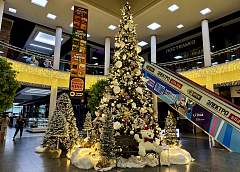 Торговые центры в Гродно создают новогоднее настроение для посетителей