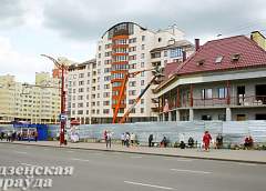 В Гродно вместо торгового центра «Консент» оборудуют сквер