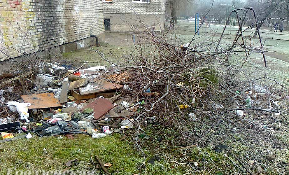 Мусор в районе жилого дома по улице Сухомбаева не убирают с октября прошлого года Мусор в районе жилого дома по улице Сухомбаева не убирают с октября прошлого года