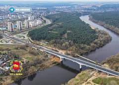 Определено время и программа торжественного открытия движения по Новому мосту по ул.Поповича