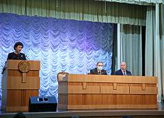 О фейках вокруг вакцины и важности коллективного иммунитета. Владимир Караник и Юрий Караев встретились со студентами ГрГУ имени Янки Купалы
