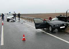 В ДТП под Гродно BMW разорвало напополам: один человек погиб, трое госпитализированы