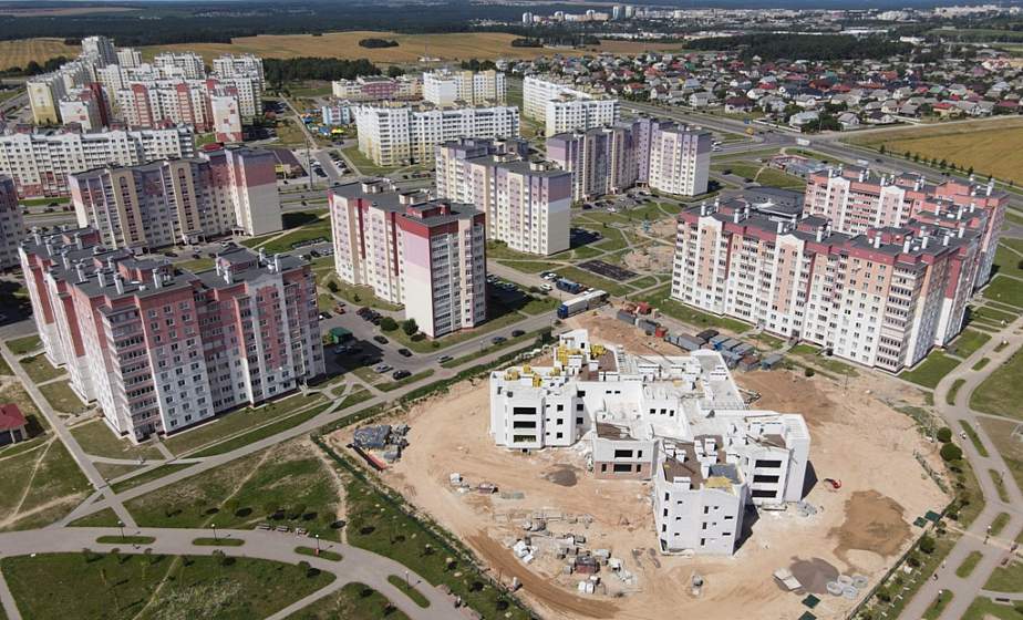 Фотофакт: микрорайон Ольшанка с высоты птичьего полета