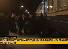 Аварийная остановка поезда Минск-Гомель: БЖД выясняет причину 
