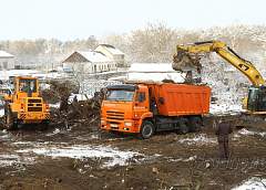 В гродненском  микрорайоне Фолюш продолжается расчистка площадки под новую городскую зону отдыха
