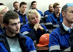 Председатель горисполкома Мечислав Гой ответил на вопросы сотрудников  ОАО «Гродно Азот» (+видео)