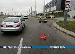 В Гродно в ДТП пострадал молодой мотоциклист