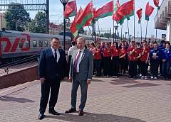 Члены Совета Республики Национального собрания Республики Беларусь приняли участие в торжественной встрече участников проекта «Поезд Памяти» в Гродно