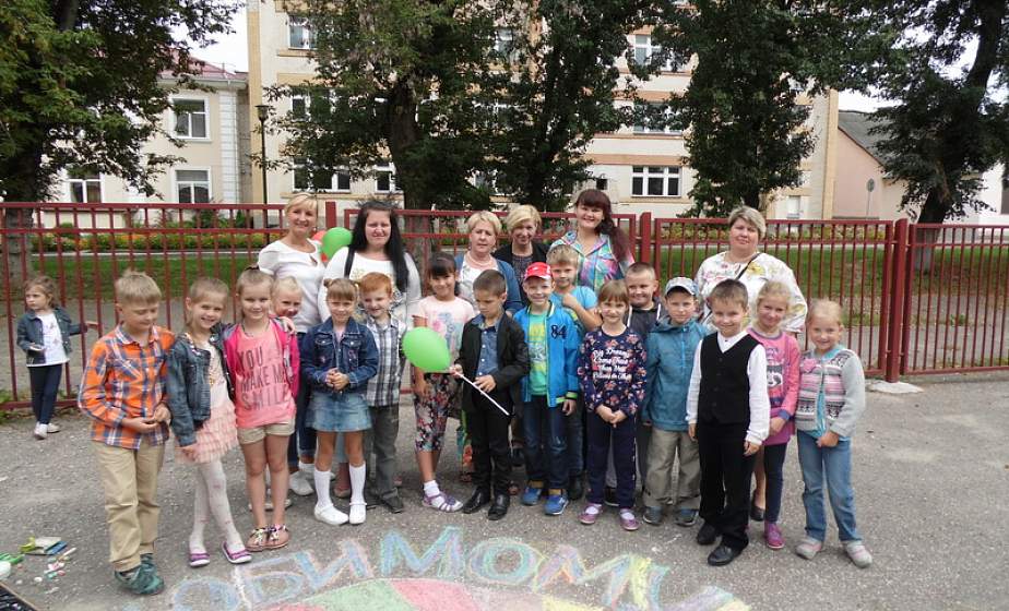 Добрыя справы любаму Гродна падарылі вучні сярэдняй школы №8