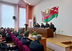 Сотрудники УВД Октябрьского района встретились с представителями БРСМ