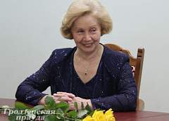 Олимпийская чемпионка, гродненская гимнастка Елена Волчецкая принимала поздравления с юбилеем