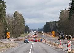 На реконструируемых участках М6 начинается укладка асфальтобетона