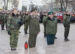 В День памяти воинов-интернационалистов в Гродно прошел митинг-реквием