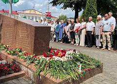 Лидчина отпраздновала 81-ую годовщину со дня освобождения от немецко-фашистских захватчиков