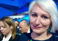 Заместитель председателя Гродненской областной организации РОО «Белая Русь»: «Я услышала глубокий анализ, оценку Главы государства событиям, происходящим как внутри страны, так и во внешней политике»