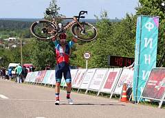 Евгений Королек одержал победу в групповой гонке на чемпионате Беларуси по велоспорту