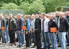 Фоторепортаж: в Гродно начался весенний призыв в армию