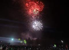 Thousands of choristers and colorful fireworks: the final chords of Victory Day in Grodno