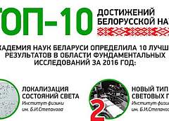 Топ-10 достижений белорусской науки