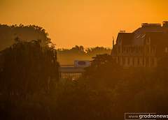Фотофакт: Утренний туман над Гродно