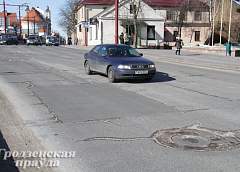 В Гродно начаты работы по приведению дорог в порядок