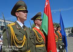 Выпускникам военного факультета ГрГУ имени Янки Купалы вручили дипломы