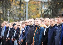 «Страна может спать спокойно». Порядка 200 призывников из Гродненской области приступили к несению срочной военной службы (+видео)