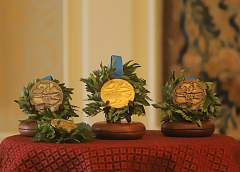  Medals of the II European Games, coated with nanodiamonds, were presented in Mir Castle