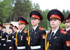 В Гродненском областном кадетском училище прошла торжественная линейка, посвященная окончанию учебного года