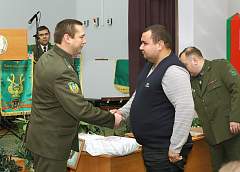 Первый слет членов добровольных дружин Гродненского, Берестовицкого, Свислочского и Щучинского районов состоялся в управлении Гродненской пограничной группы